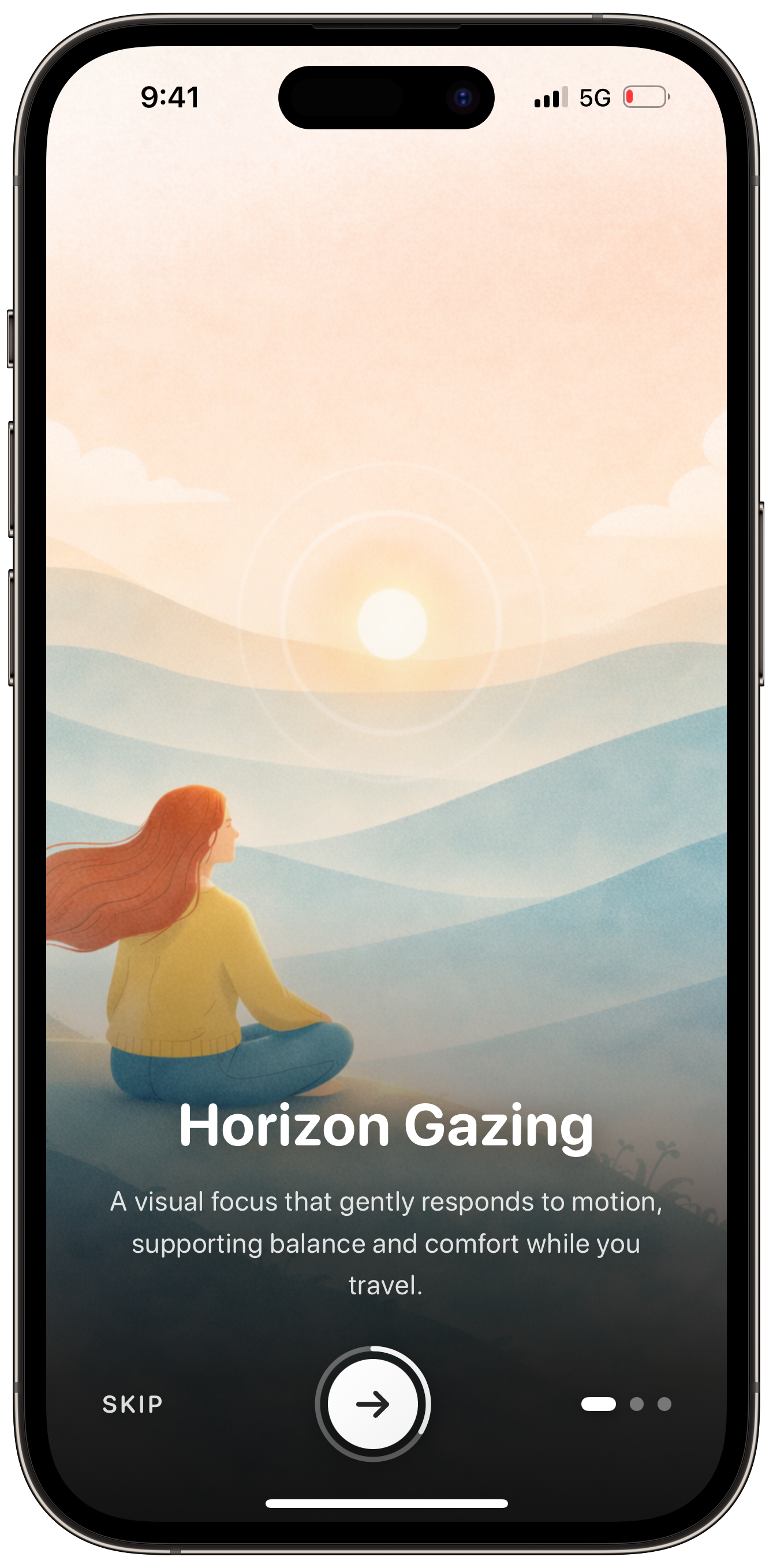MotionEaze screenshot left